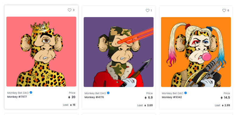 靠游戏收入分成 能带火新的NFT猿猴吗?