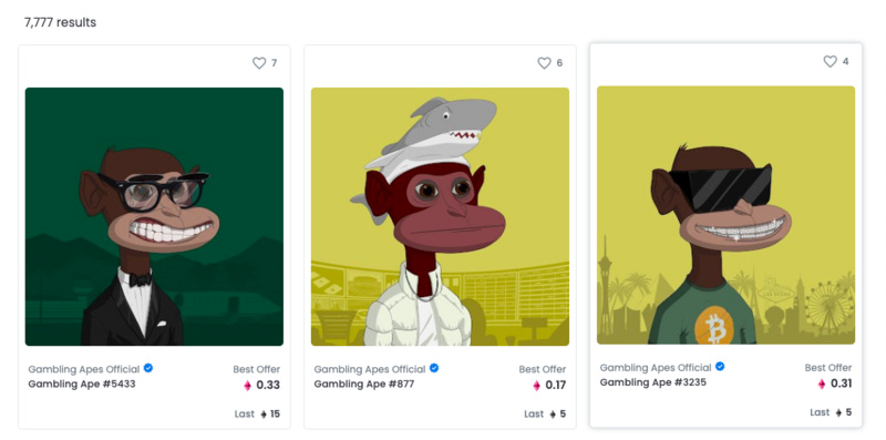 靠游戏收入分成 能带火新的NFT猿猴吗?