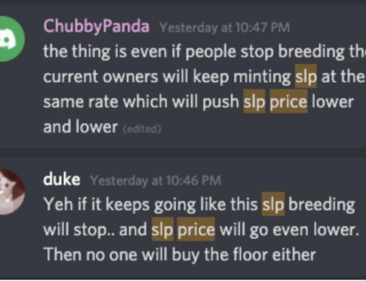 危机的鞭策力：Axie Infinity的SLP波动