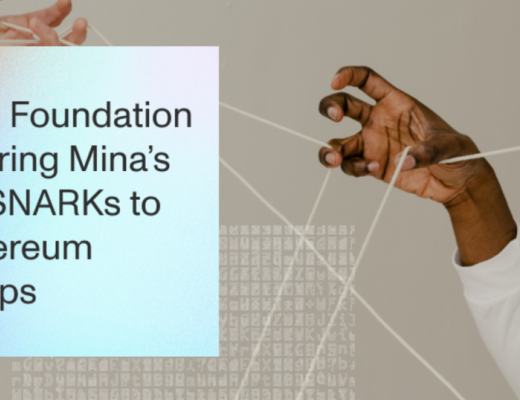 Mina Protocol: 为区块链带去下一轮元创新