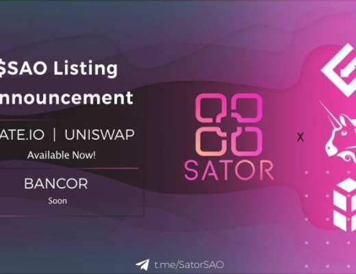 分布式电视网络Sator 通证上市取得新进展