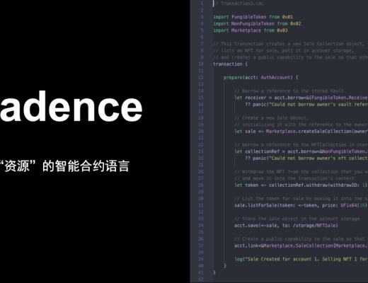 
      面向资源编程：Flow Cadence智能合约语言的全新范式