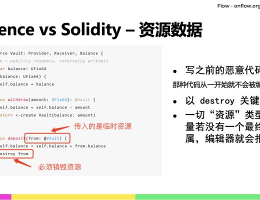 
      面向资源编程：Flow Cadence智能合约语言的全新范式