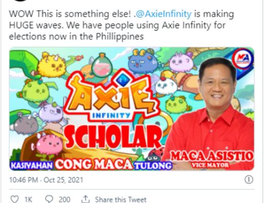 
      Axie Infinity：这（仍然）只是开始