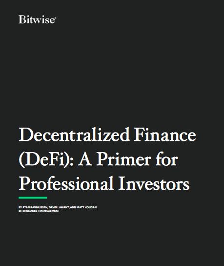 
      Bitwise 发布 DeFi 展望：预测未来十年 DeFi 会像亚马逊一样颠覆市场