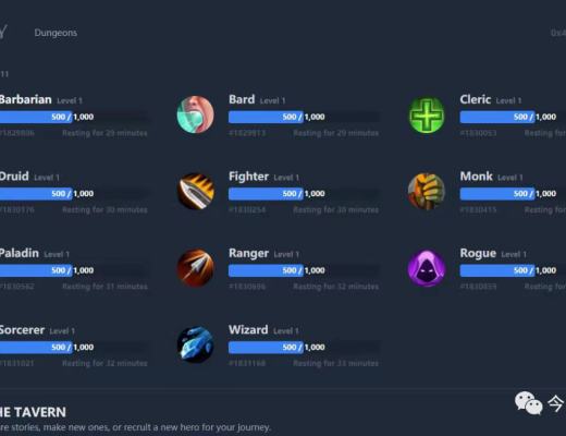 
      Rarity游戏一个正在去中心化的链游