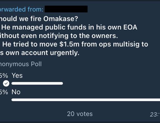 
      深度调查：内耗不止 Sushiswap内部究竟发生了什么？