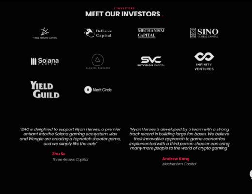 
      Solana链上的猫机甲GameFi：Nyan Heroes（三箭/YGG领投）