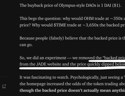 
      金色观察 |  OlympusDAO的障眼法