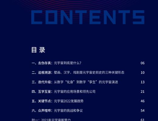 复旦大学联合发布《元宇宙报告(2021-2022)》