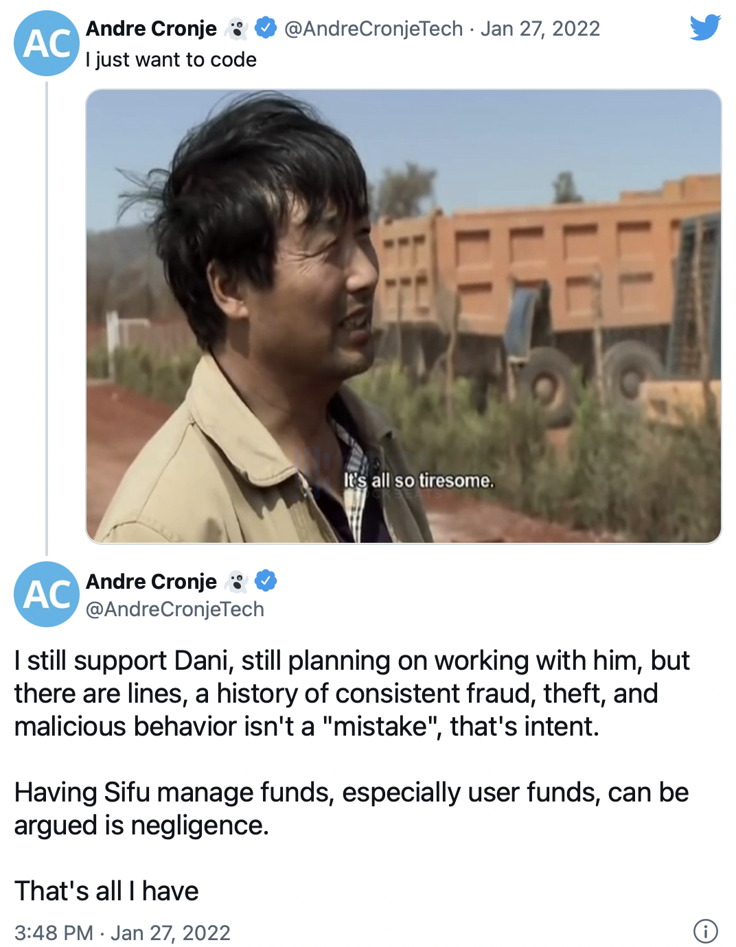 
      Frog变F“rug” 一条推特引发的十亿美金恐慌事件