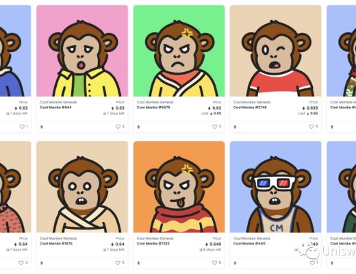 Cool Monkes 酷猴 NFT中文解析质押配种提高
