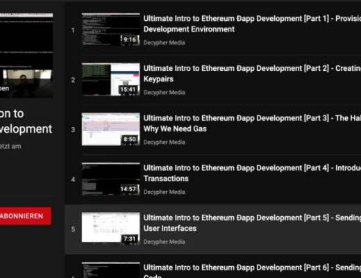 智能合约开发者路线图