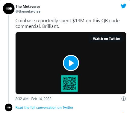 金色前哨|Coinbase超级碗广告大获成功:点击量超2000万次/分钟