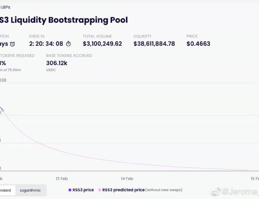 
      昼锦荣归的RSS3 值得看好吗？