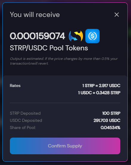 
      去中心化利率平台Strips Finance交易及流动性挖矿细则与教程