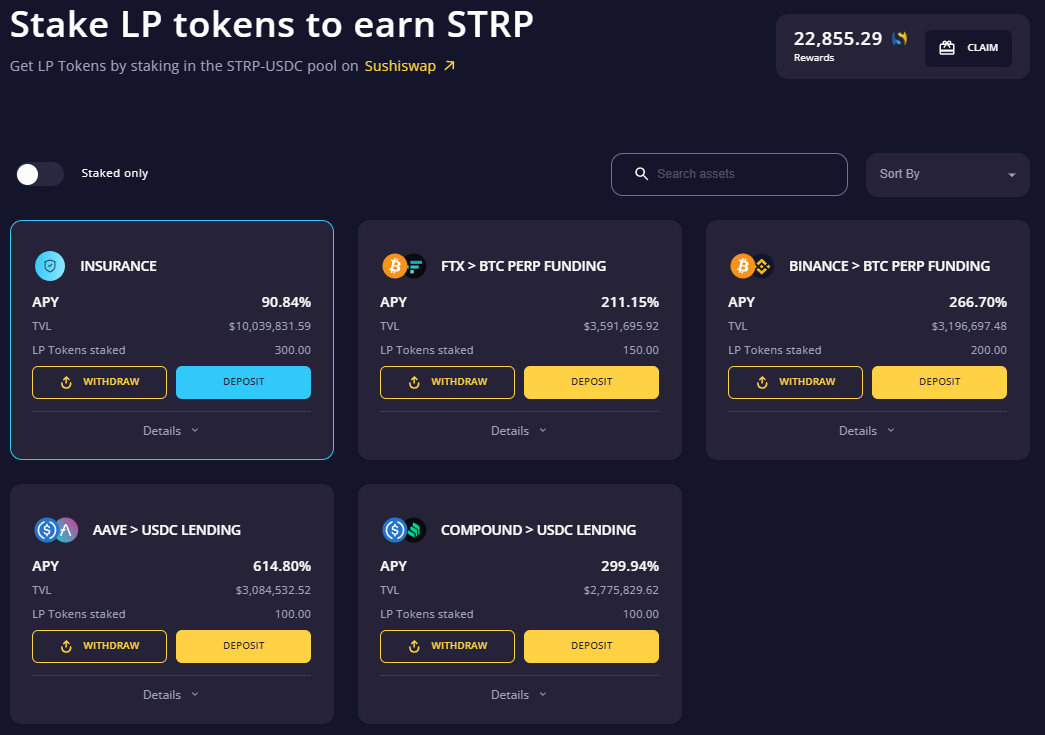 
      去中心化利率平台Strips Finance交易及流动性挖矿细则与教程