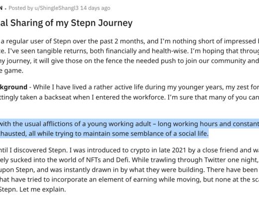 
      STEPN：跑步就能赚钱？Move to Earn新玩法