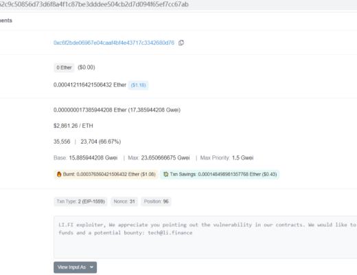 
      危险的授权转账：Li.Finance 攻击事件始末