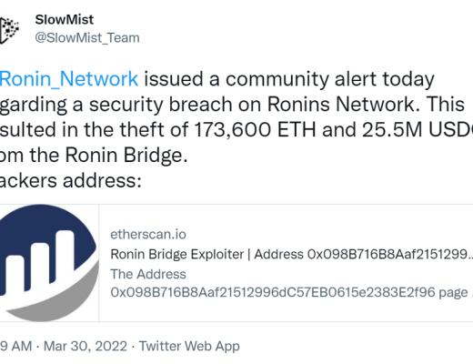 
      损失超 6.1 亿美元：Ronin Network 被黑分析
