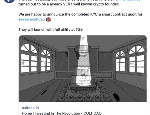 
      金色观察｜详解去中心化风投组织CULT.DAO