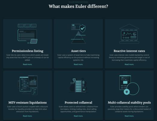 新兴的借贷协议Euler:如何实现任何代币均可上架 并且把风险分层?