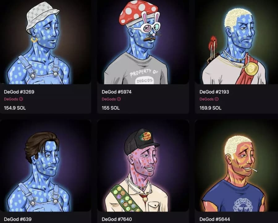 
      盘点10个Solana蓝筹NFT项目：DeGods、Portals和SMB等