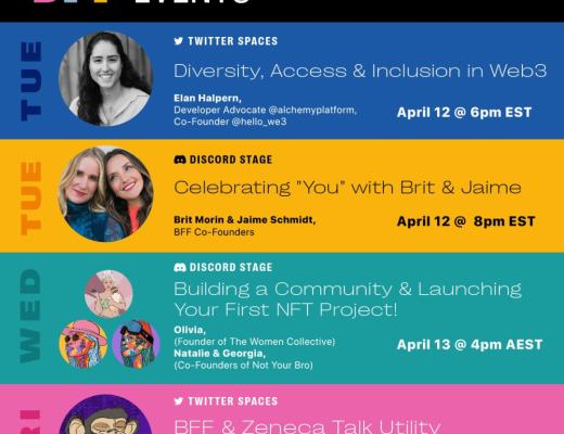 BFF:拥有史上最豪华阵容的女性向NFT项目来啦