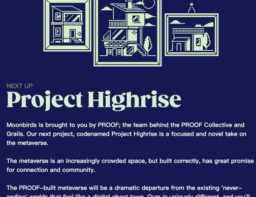 
      金色观察｜上线2天地板价20ETH   Moonbirds发迹史