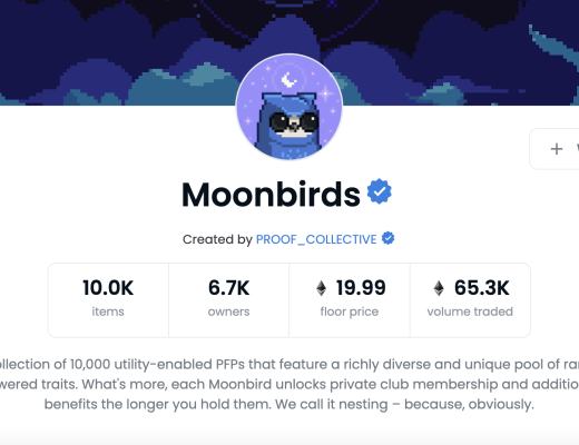 
      金色观察｜上线2天地板价20ETH   Moonbirds发迹史