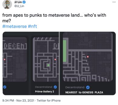 
      Decentraland 第二大元宇宙虚拟土地平台