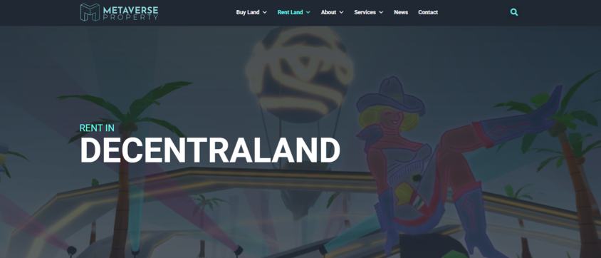 
      Decentraland 第二大元宇宙虚拟土地平台