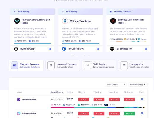 金色观察 | 一文看懂2022年的去中心化资产管理
1. Enzyme 金融
2. Syndicate3. dHedge
4. Babylon Finance
5. Solrise6. Set Protocol7. IndexCoop