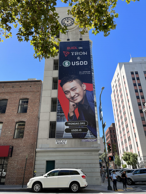 
      再次闪现全球地标区域 孙宇晨携USDD亮相旧金山核心金融区