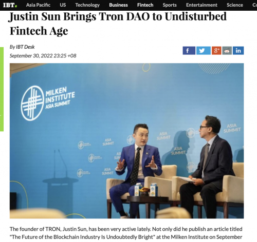 
      IBT评孙宇晨出席米尔肯峰会：至暗时刻的行业守护者