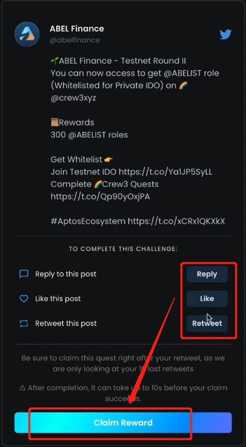 
      Abel Finance测试网 2.0教程