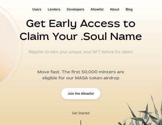 
      种子轮融资350万刀的masafinance | 白蹲空投