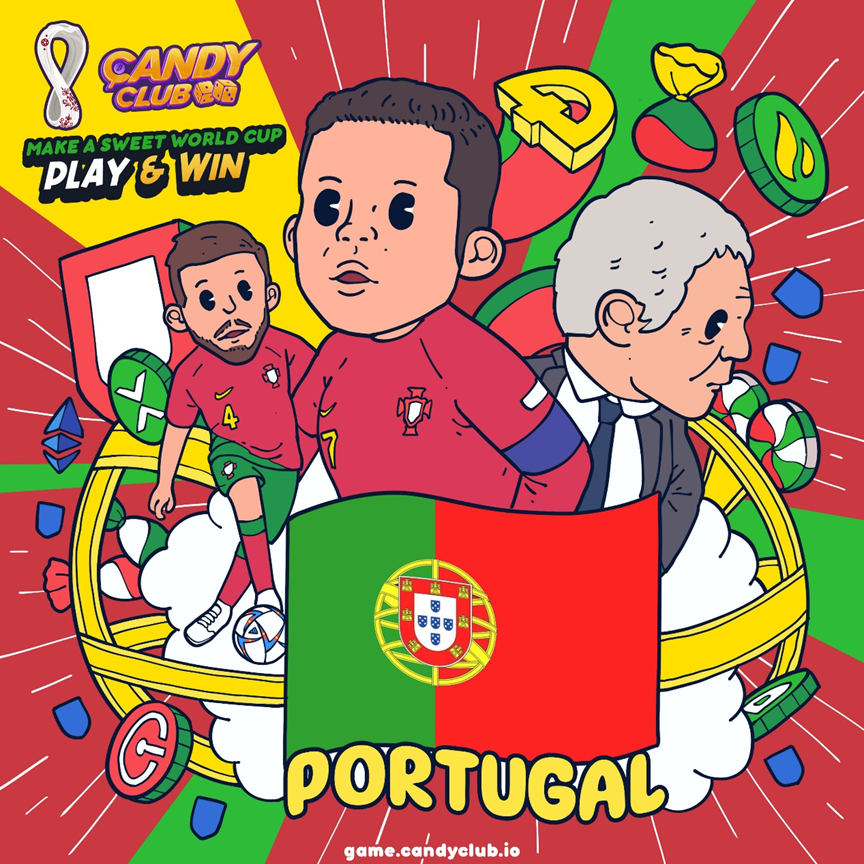 Candy Club卡塔尔世界杯漫画故事5-葡萄牙:新老更迭 一路向前