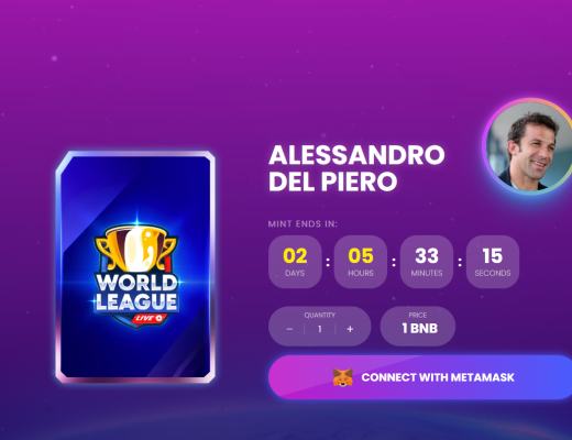 
      OpenSea热门榜第三tofuNFT人气榜第五 World League Live皮耶罗NFT首发火爆进行中