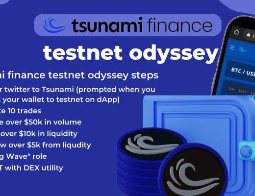 Tsunami Finance测试网交互教程