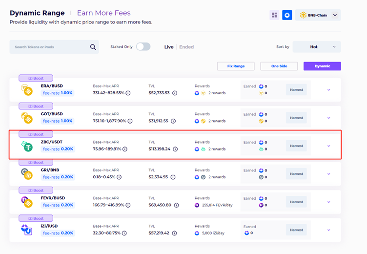 
      ZBC ZBC登录iZUMi Finance双挖池APY高达189% 极致通缩时代或将开启
