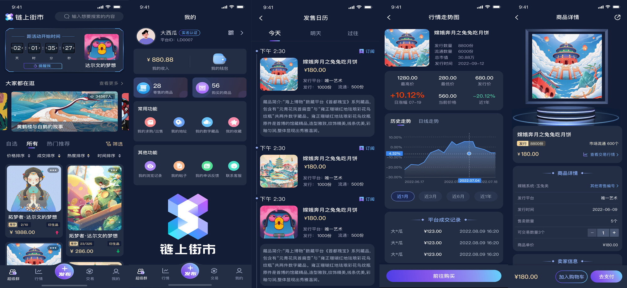 
      全球首家NFT数字藏品门户荣登美国纳斯达克链上数通主推链上街市APP联动上线燃爆双引擎