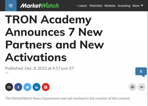 深入七大顶级高校 全球权威聚焦波场TRON学院深耕区块链校园教育