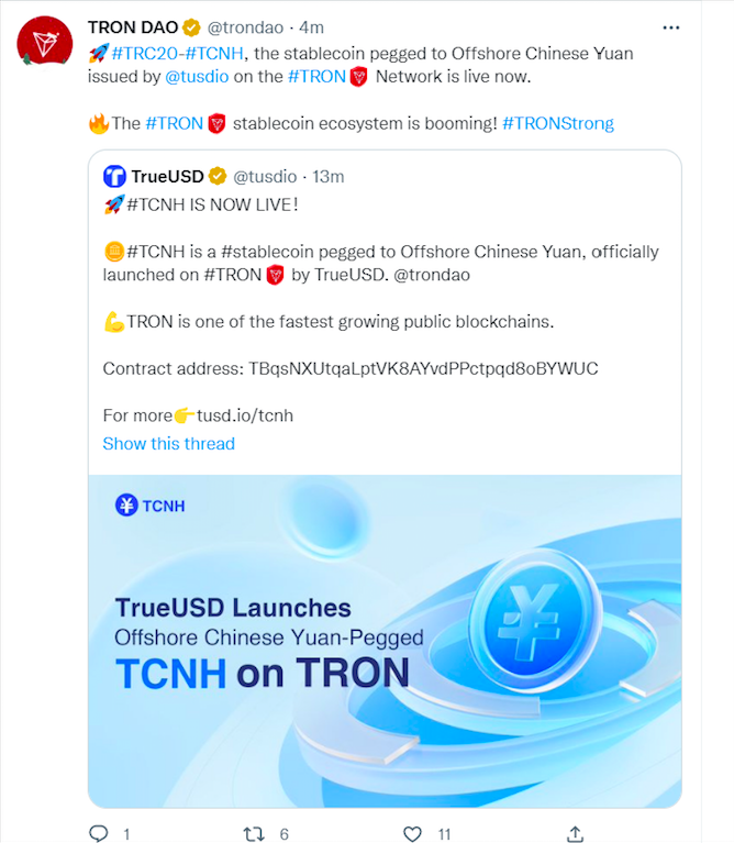 
      波场TRON稳定生态再添重磅产品 TCNH上线