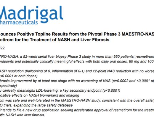 
      非酒精性脂肪肝炎（NASH）百亿美元蓝海催动股价暴涨