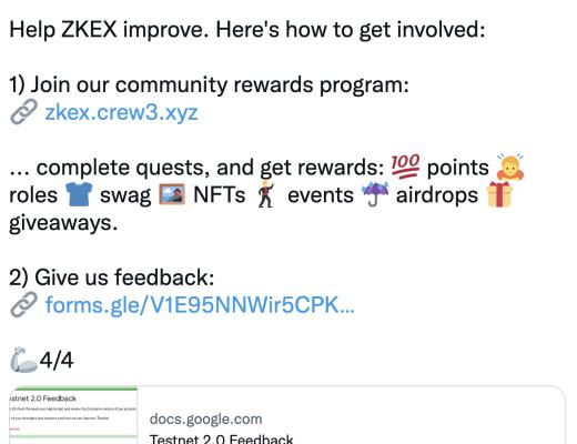 
      明牌空投项目ZKEX参与交互教程