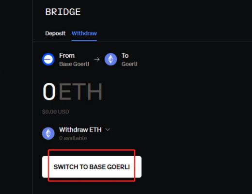 
      Coinbase 构建L2 Base 网络桥接测试教程