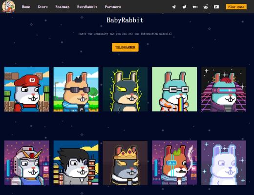 
      Babyrabbit 全网首个得到大陆G资投资的区块链模因币项目