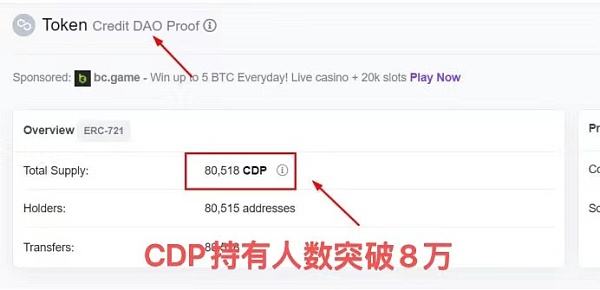 
      Credit DAO 5000万美金大派送 海外超级零撸项目