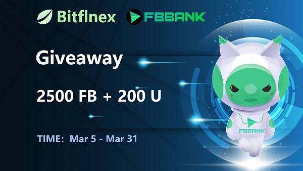 
      Bitfinex+FBBank达成合作伙伴关系,联合举办赠品活动 !